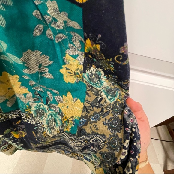 Yak & Yeti Sm/M Patchwork Cotton Dress NWT - Picture 11 of 12